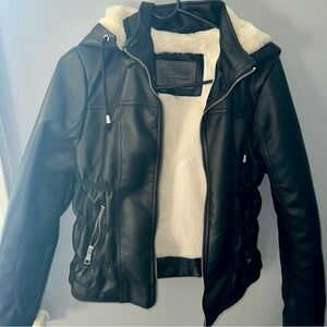 Leather Jacket with fur Lining